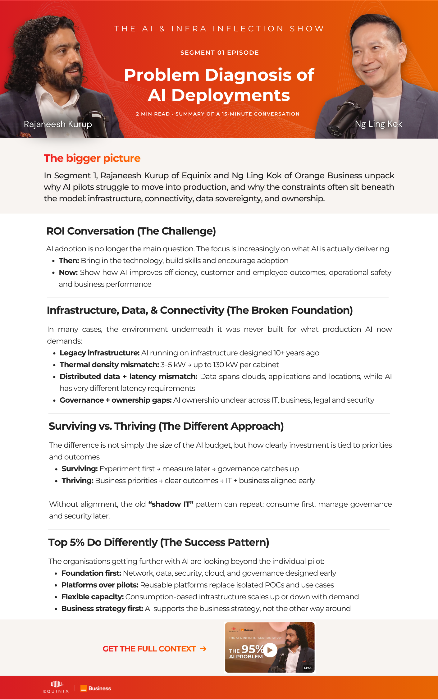 Segment 1 Executive Summary preview